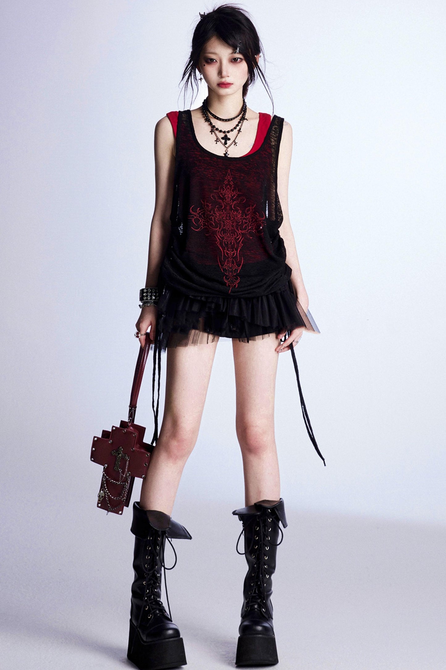 ダークガールシアータンクトップセット