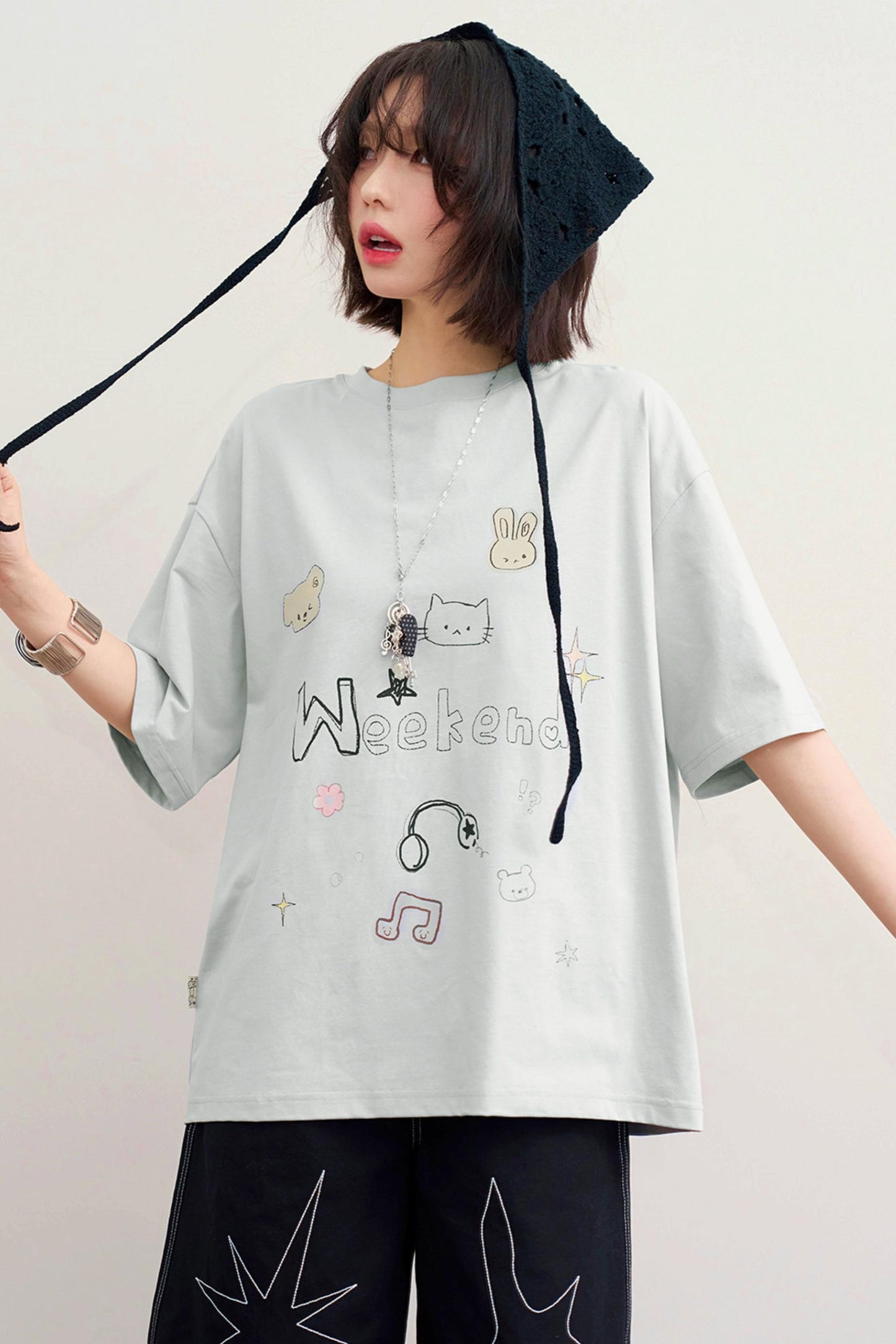 Cute Pet Paradise Loose Top