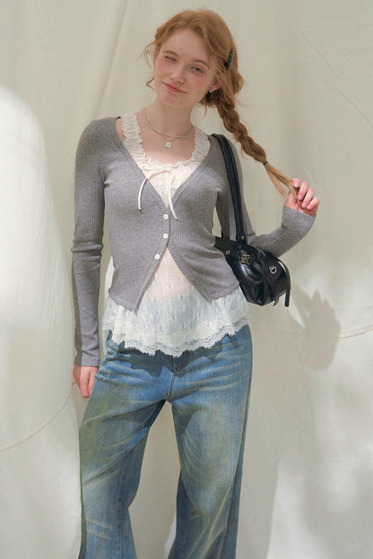 Flower Melody Lace Cardigan