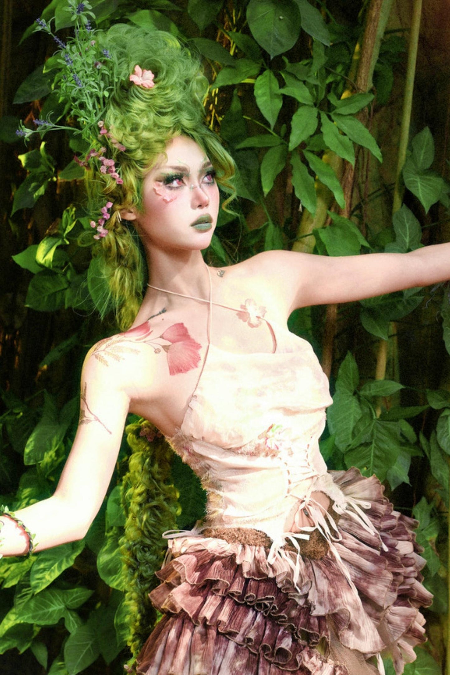 Forest Fairy Pleated Pants