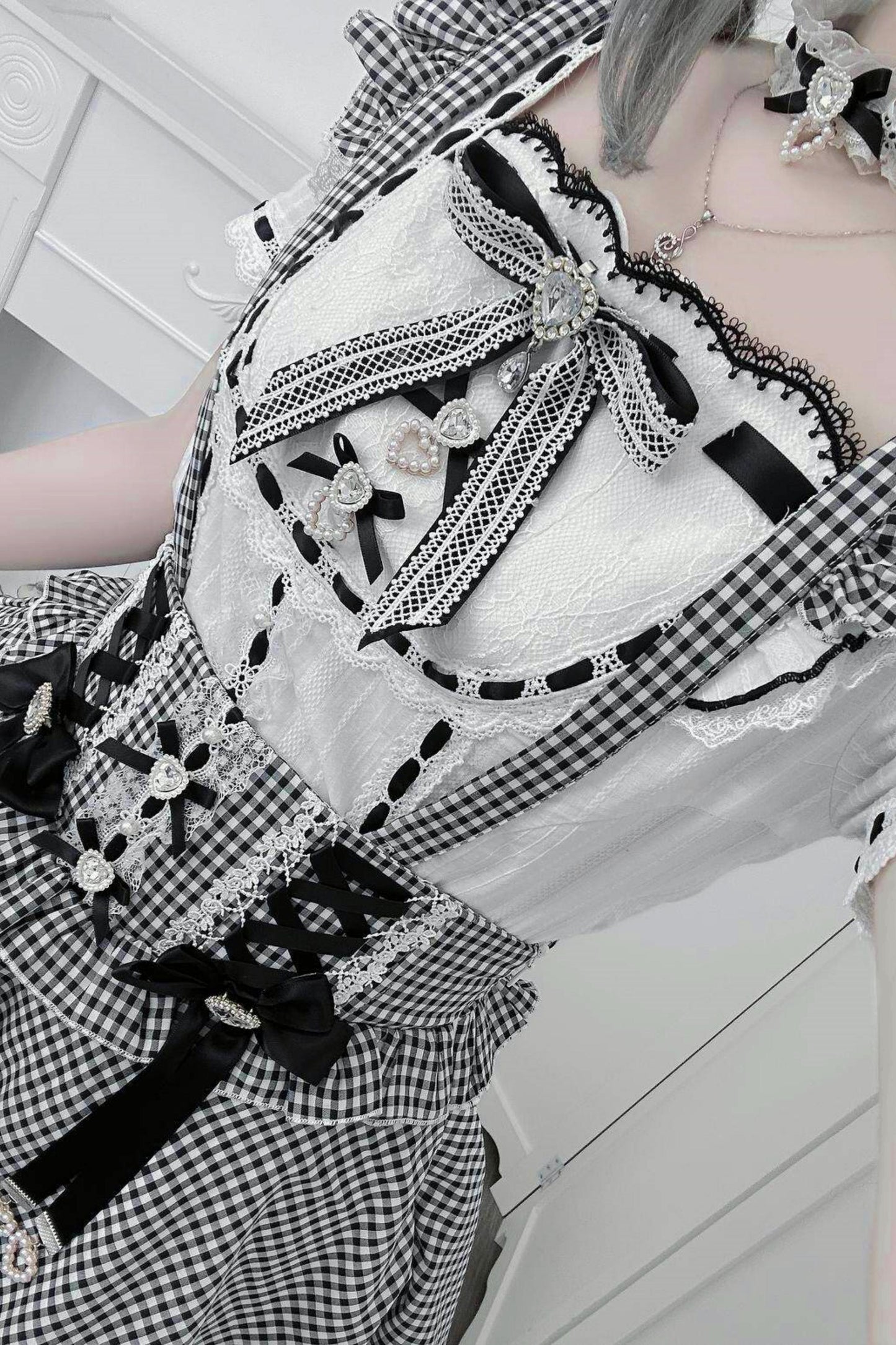 [Pre-order Item] Doll Girly Ryousangata Top + Skirt