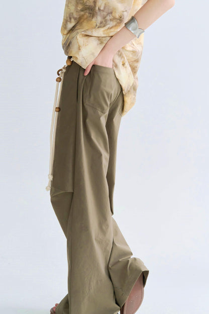 カジュアルニーディテールカーゴパンツ