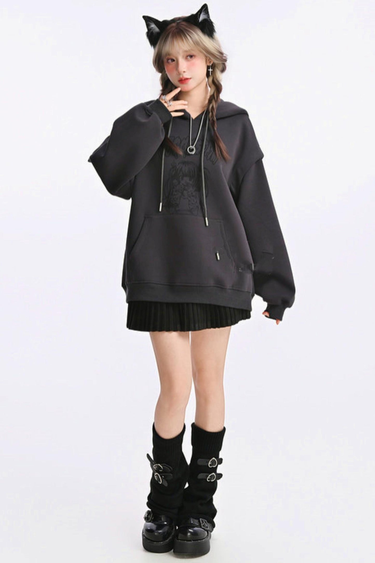 Sweet Cartoon Hooded Tops