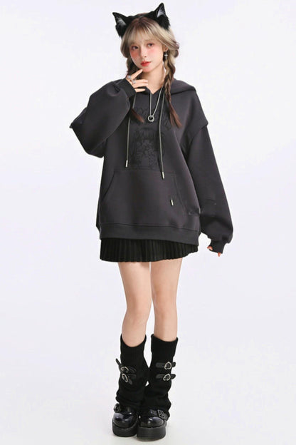 Sweet Cartoon Hooded Tops