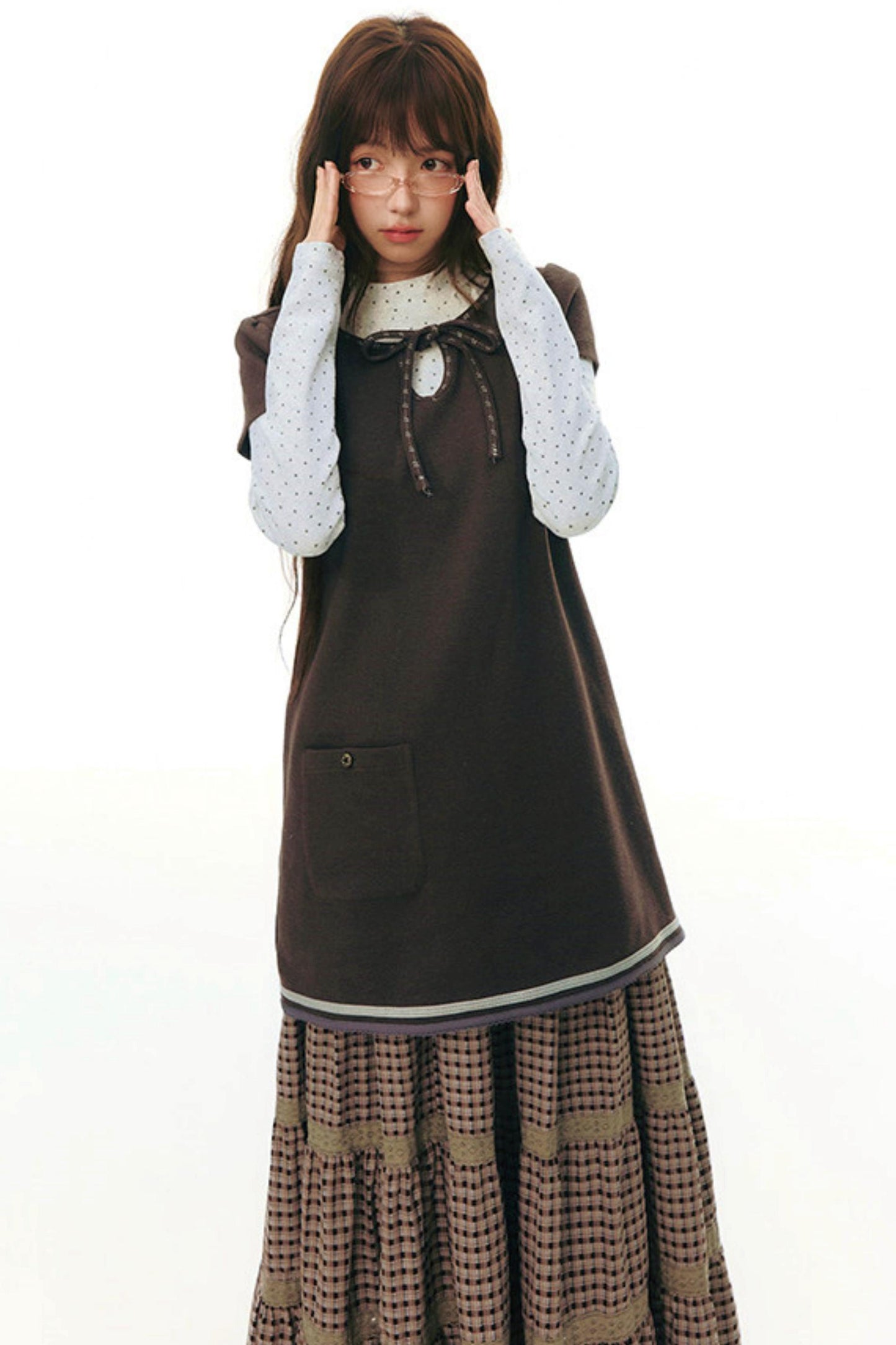 Top aderente con collo alto a stella