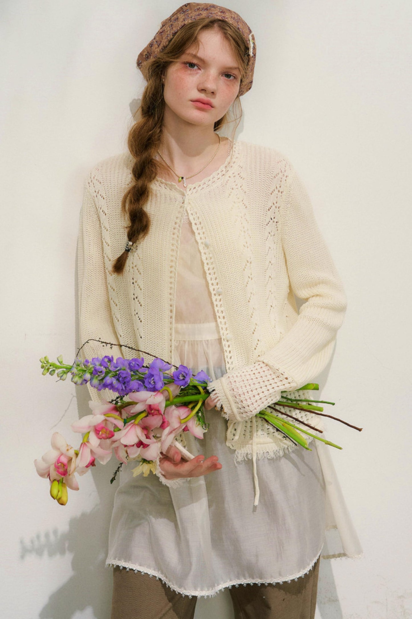 ストリートニットカーディガン