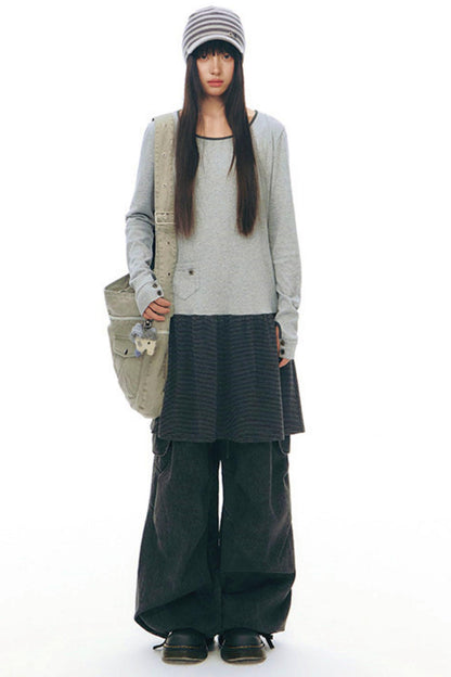 ボーダーニットキャップ