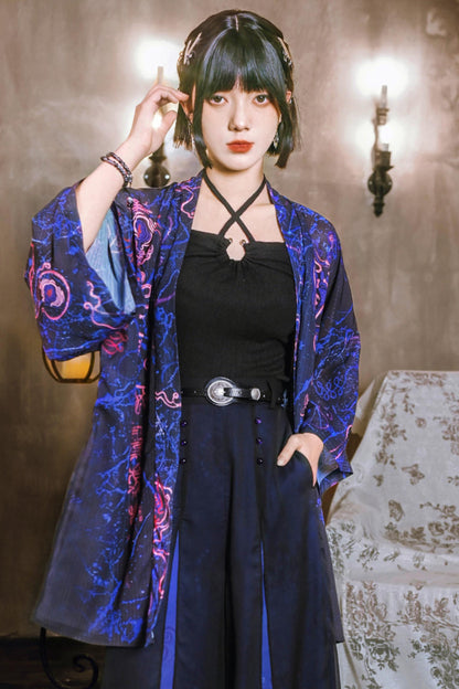 Weaving Life Chiffon Cardigan