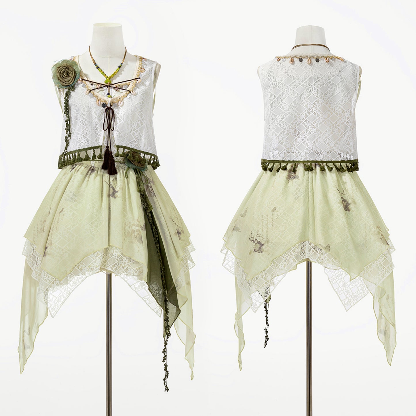 スウィートリゾートスタイルロリータサンドレスセット