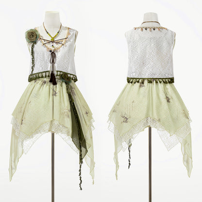 スウィートリゾートスタイルロリータサンドレスセット