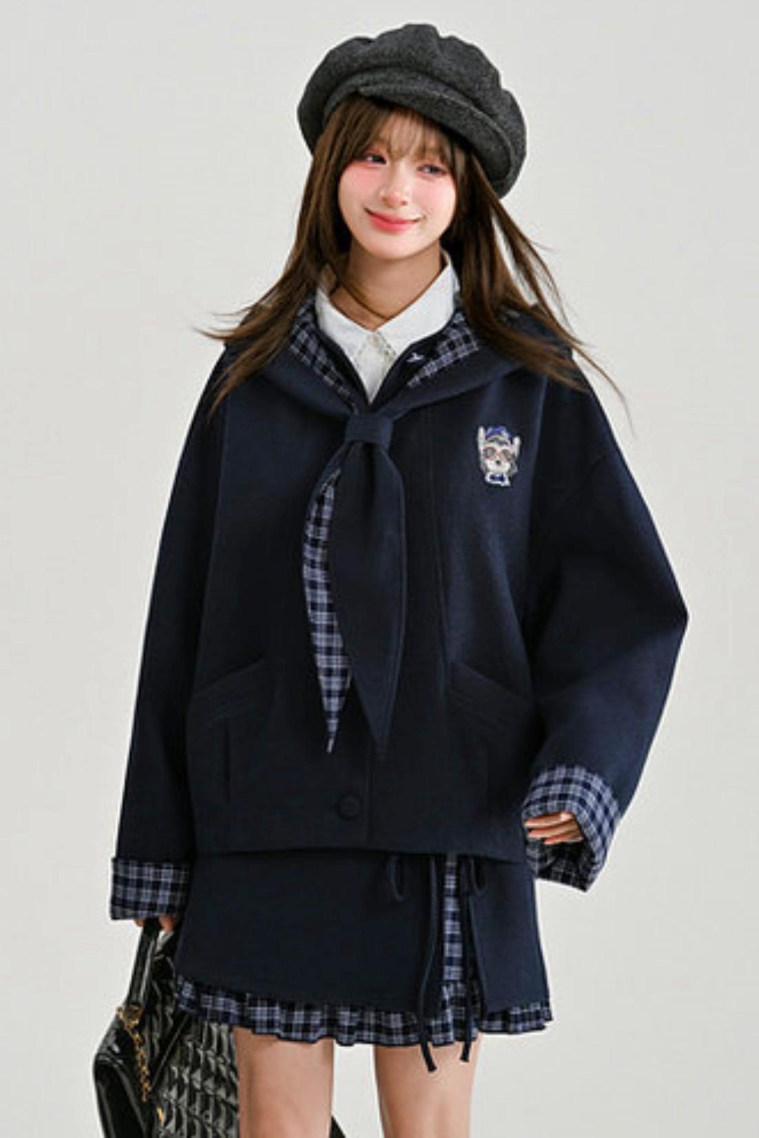 Tribal Patchwork Hooded Jacket