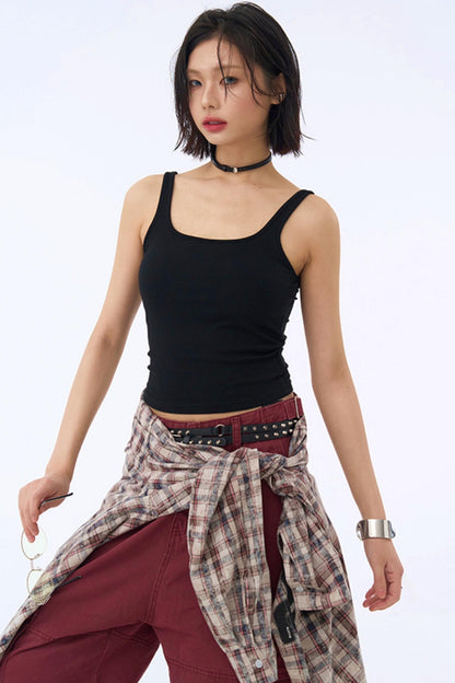 Slim-cut Stretch Tank Top