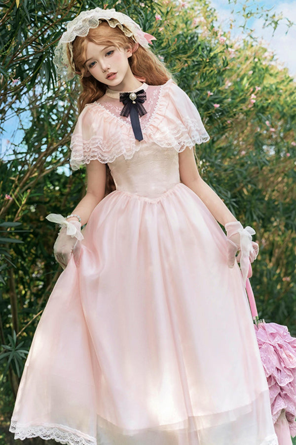 ツインエドワードカラーロリータドレス