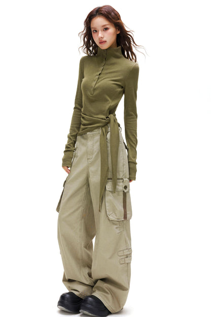 タートルネックヒーティングトップス