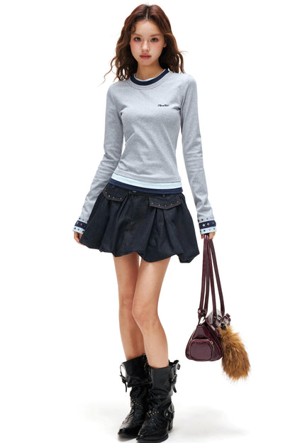 Floral Bad Balloon Skirt