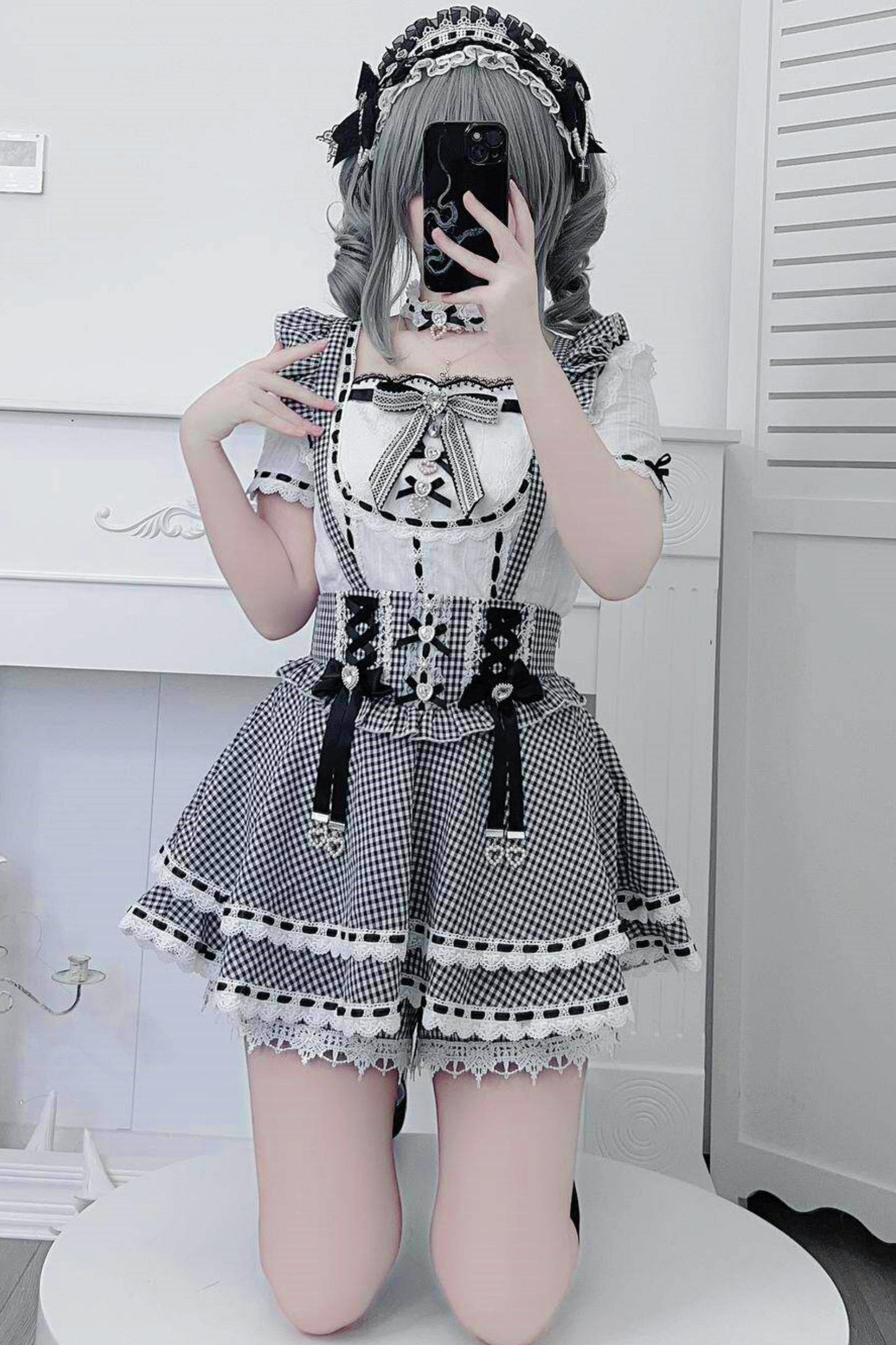 [Pre-order Item] Doll Girly Ryousangata Top + Skirt