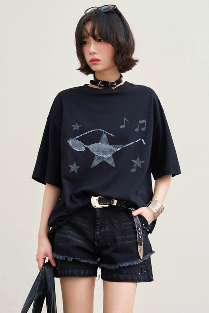 Gravity Museum Printed Top