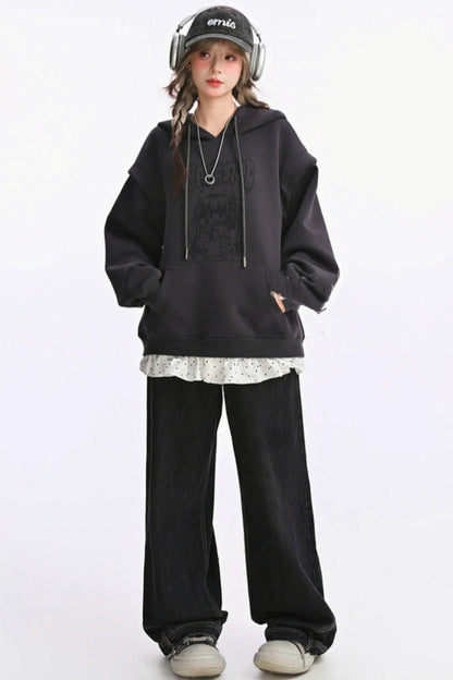 Sweet Cartoon Hooded Tops