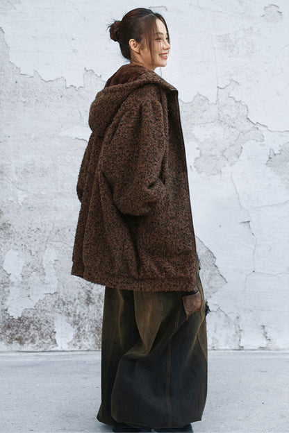 Popcorn lantern sleeve jacket