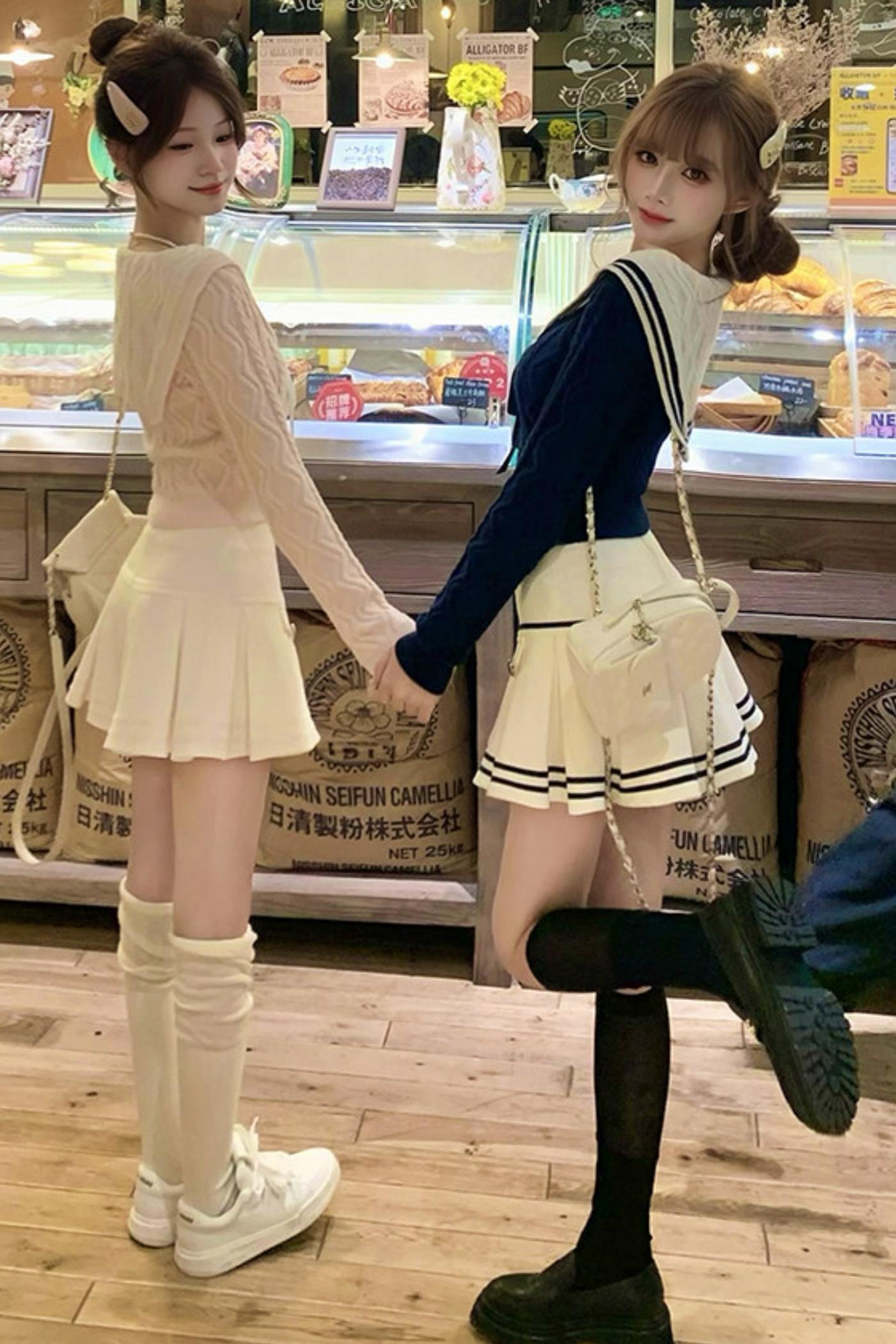 Sweet Sailor Knit + Skirt