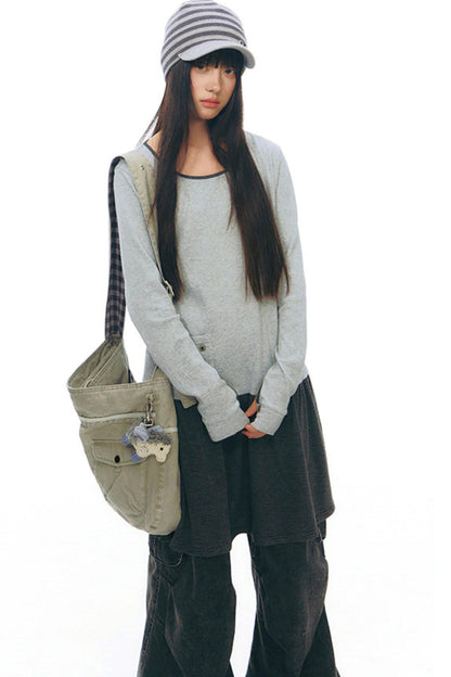 Y2Kロングスリーブワンピース