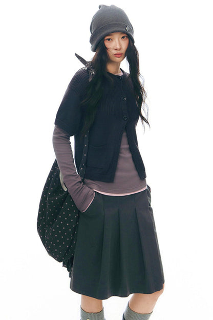 Y2Kニットカーディガン