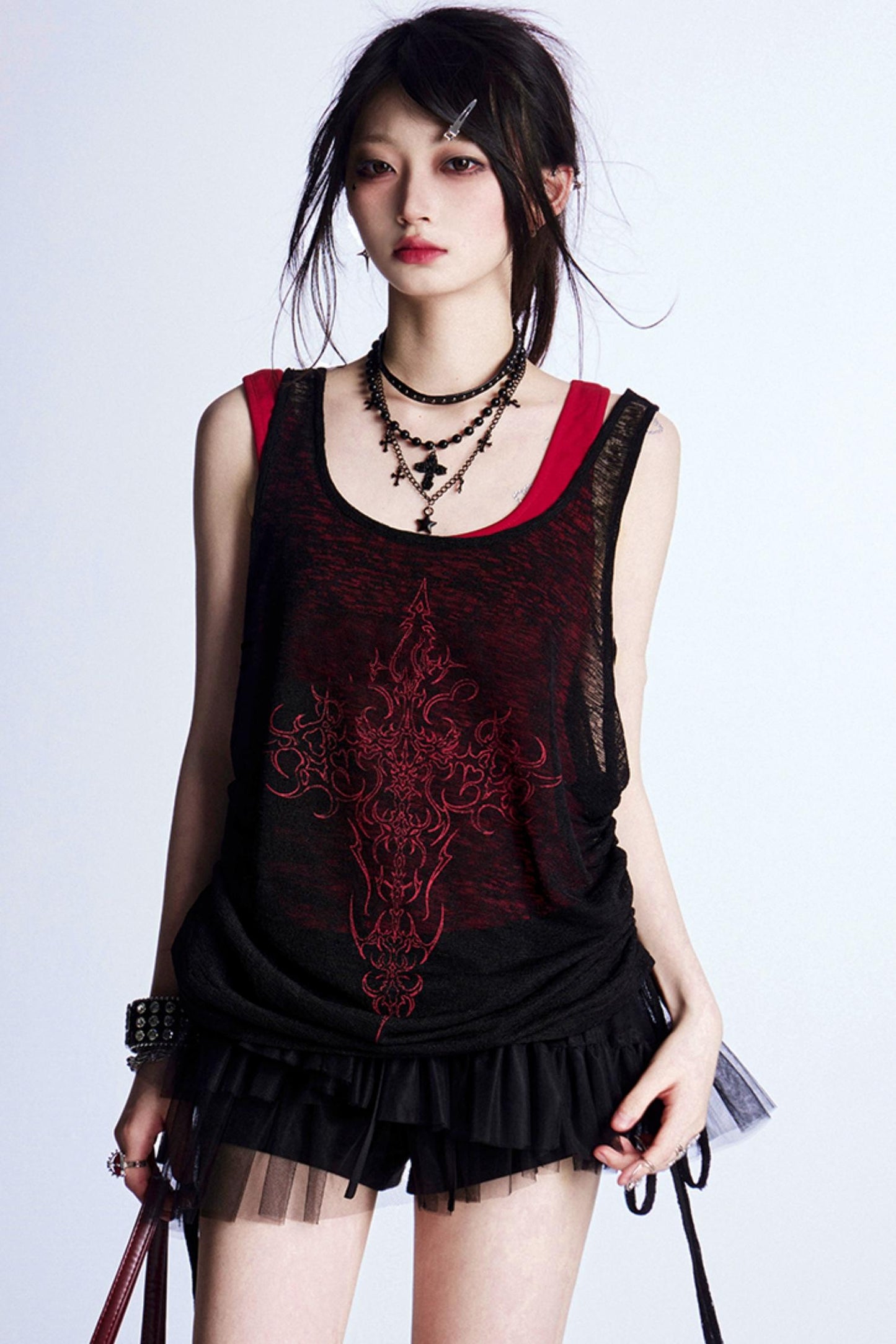 ダークガールシアータンクトップセット