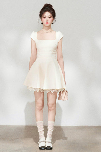 Lace Patchwork Sweet Dress