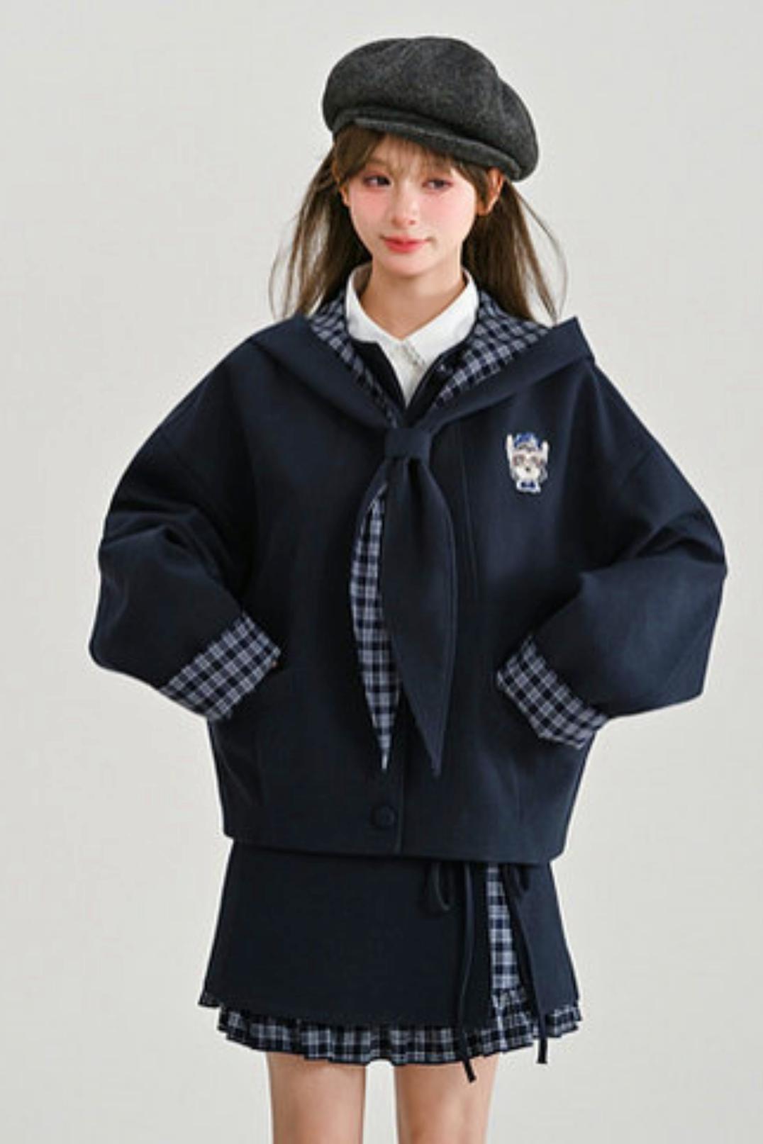 Tribal Patchwork Hooded Jacket