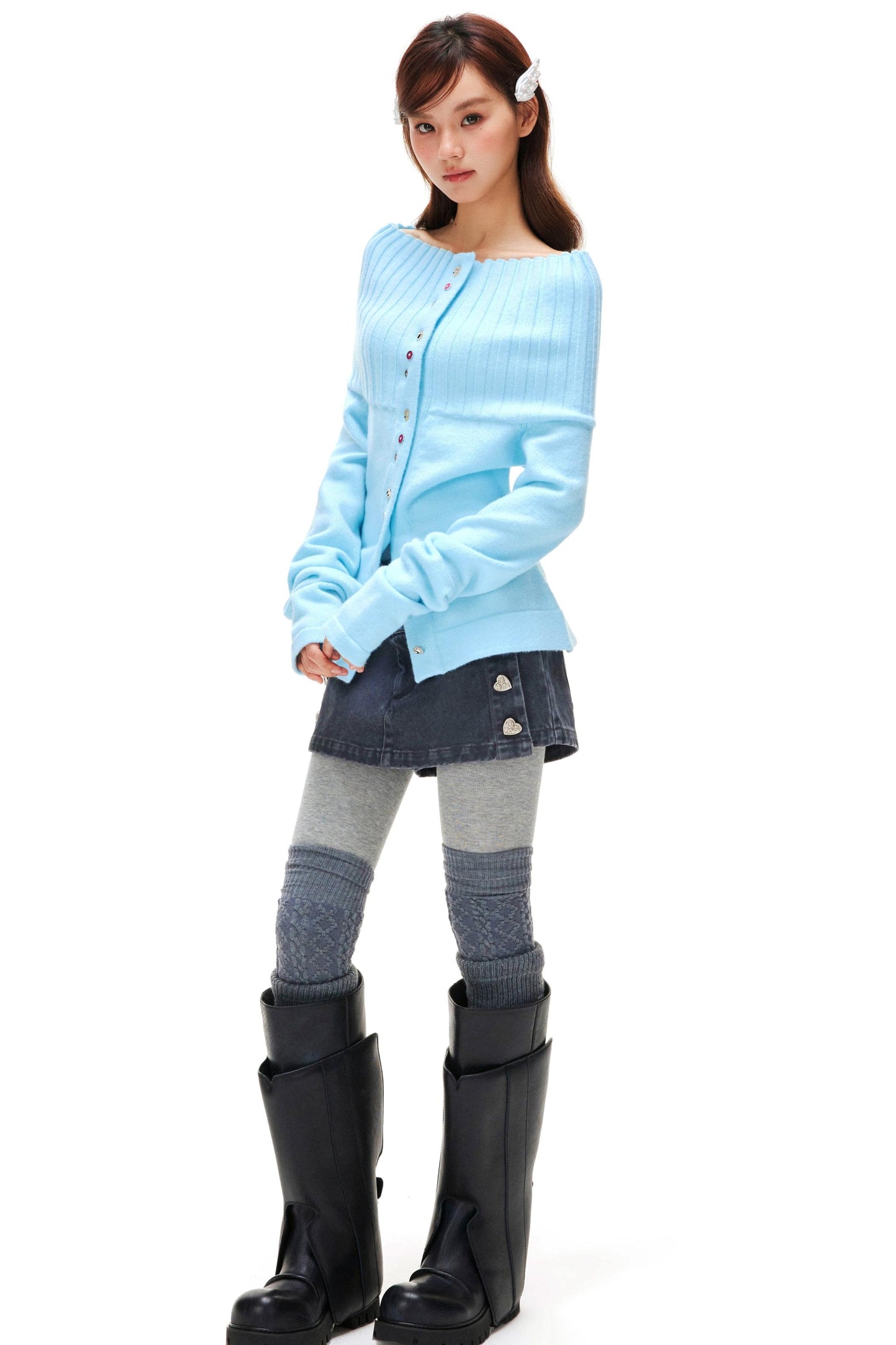 Retro Washed Flared Pants