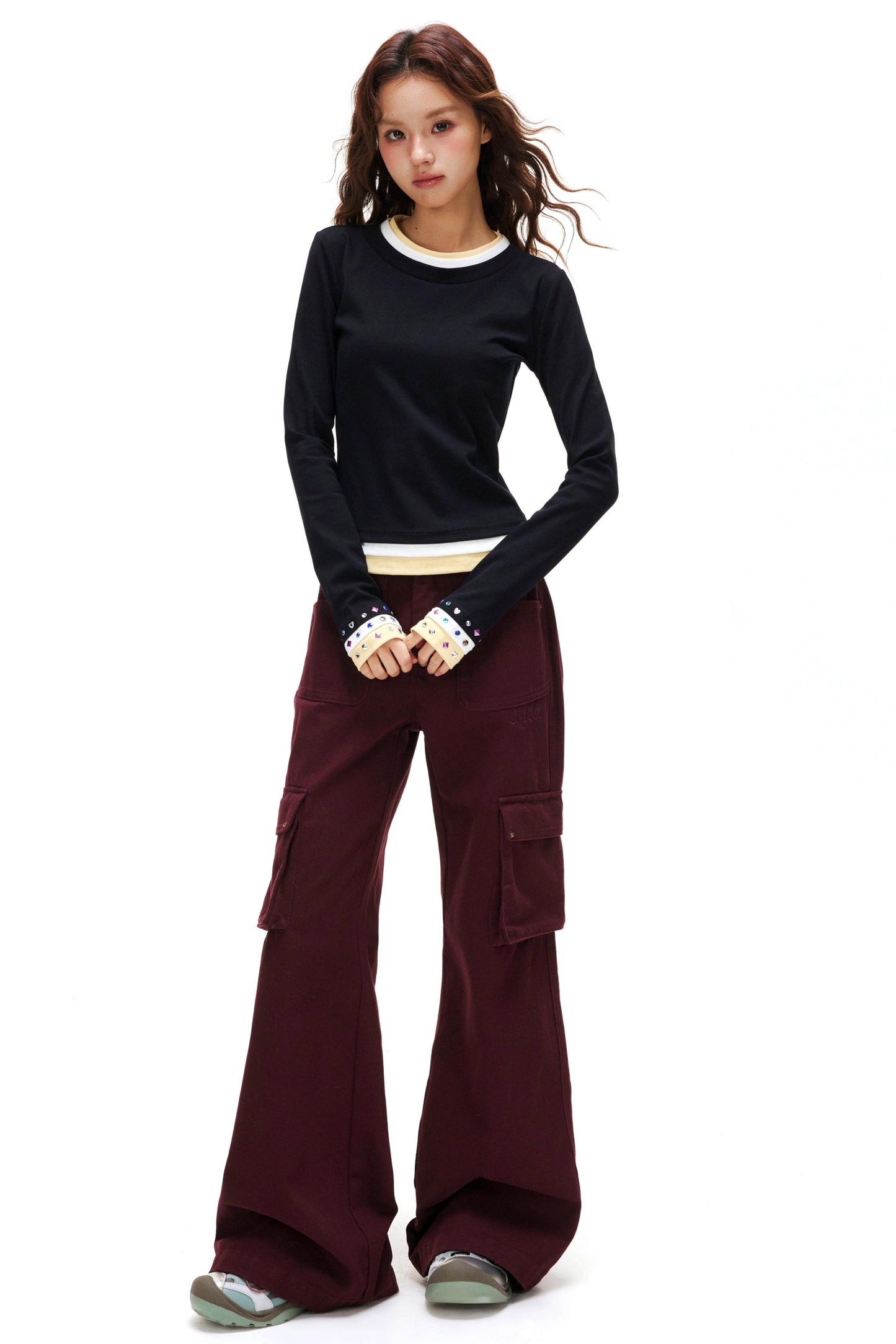 レトロモードカーゴパンツ