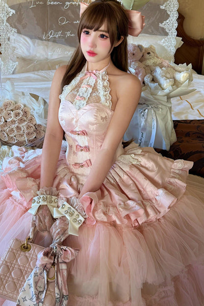 Romantic Pink Princess Dress (Pre-order)