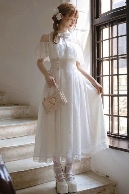 Gothic Young Lady Lace Dress + Accessories