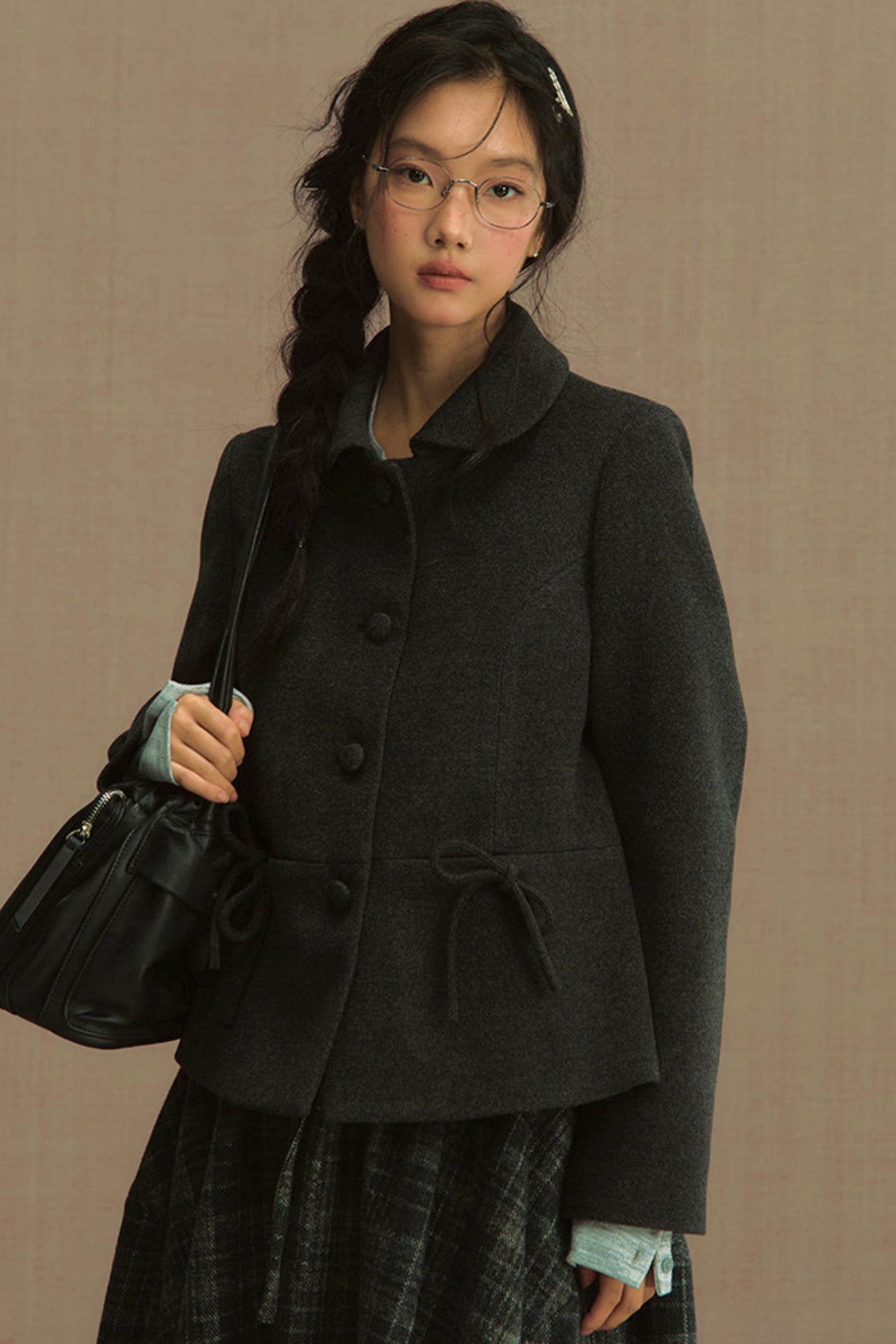 レトロウールンブレザー