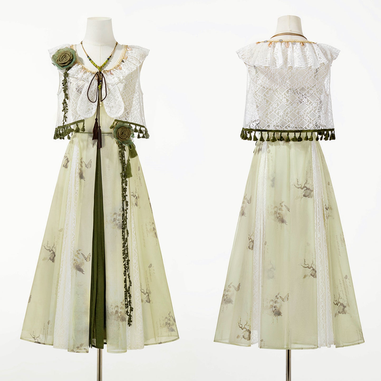 スウィートリゾートスタイルロリータサンドレスセット