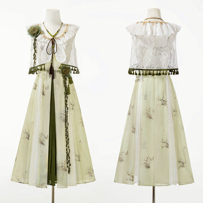 スウィートリゾートスタイルロリータサンドレスセット