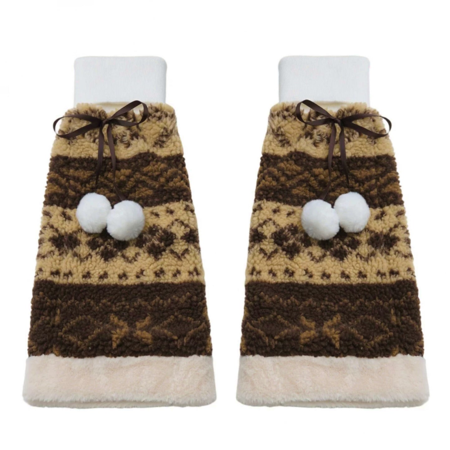 Plaid Skirt + Coat + Top + Leg Warmers