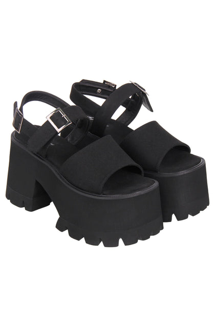 Lolita-Punk-Plateausandalen