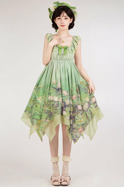 クラシックシフォンローズドレスセットアップ