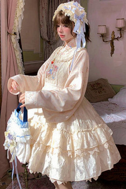 Chemisier avec broderie de conte de fées