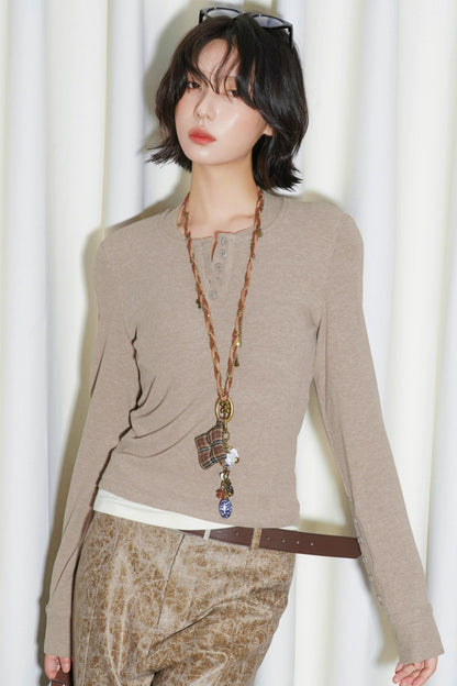 Soft long sleeve tops