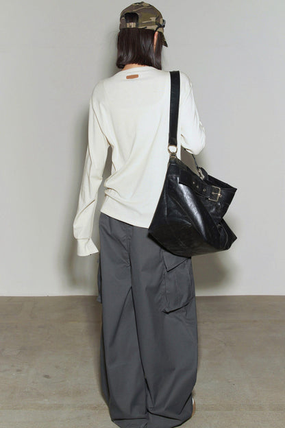Lyocell Henley Collar Top