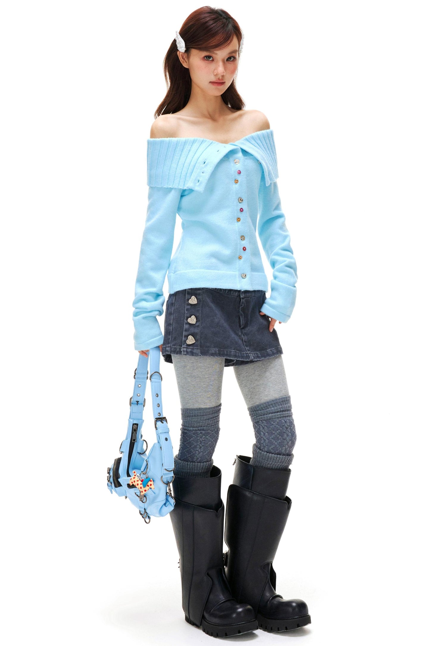 Retro Washed Flared Pants