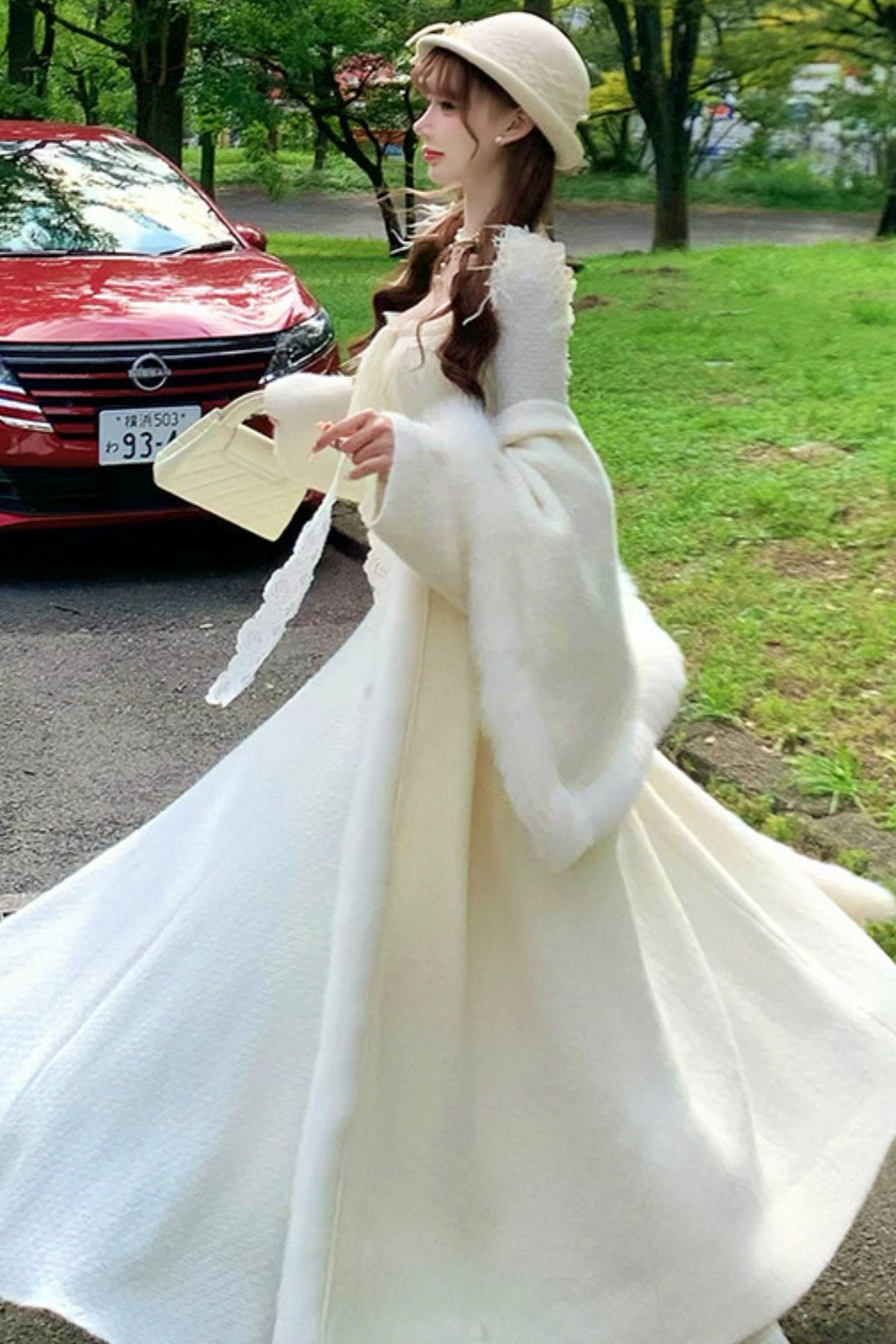 フレンチスイートスリムレースドレス