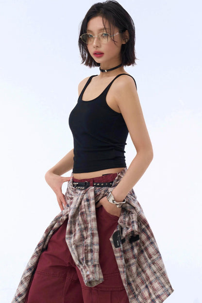 Slim-cut Stretch Tank Top