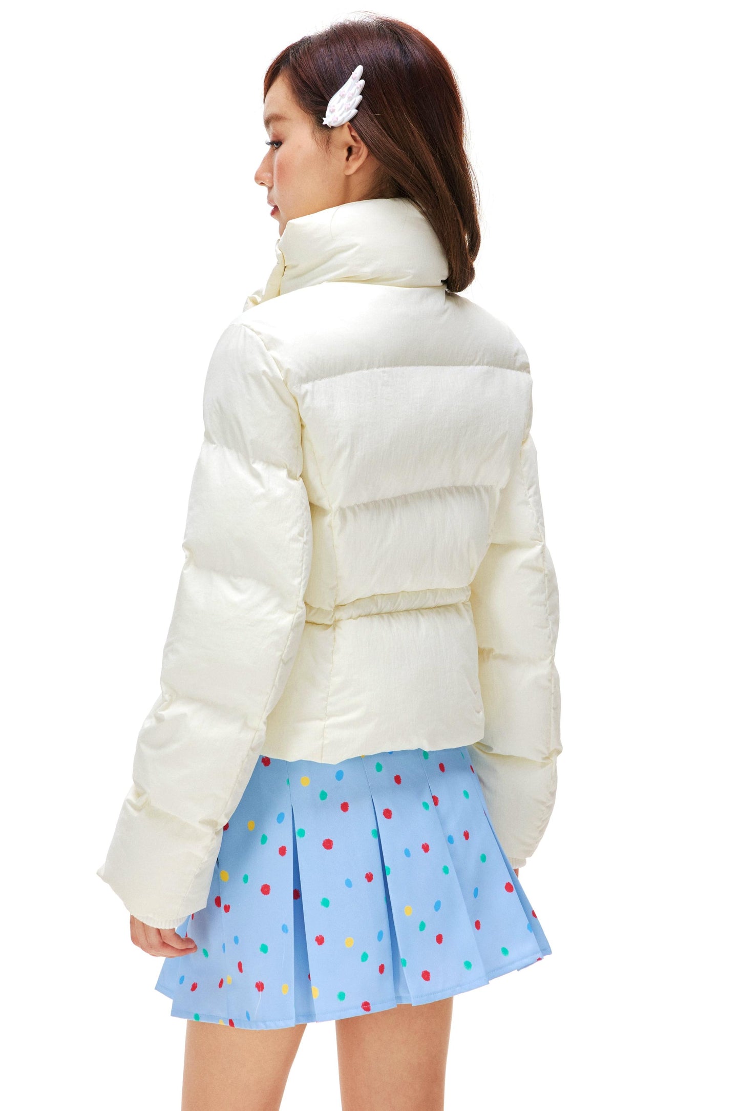 American Retro Stand Collar Down Jacket