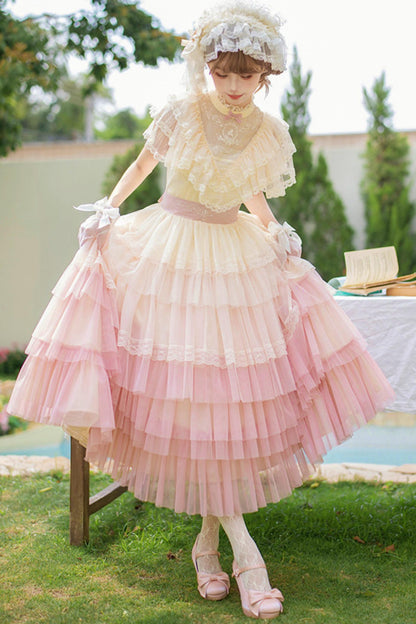 Sweet Gradient Princess Dress + Accessories