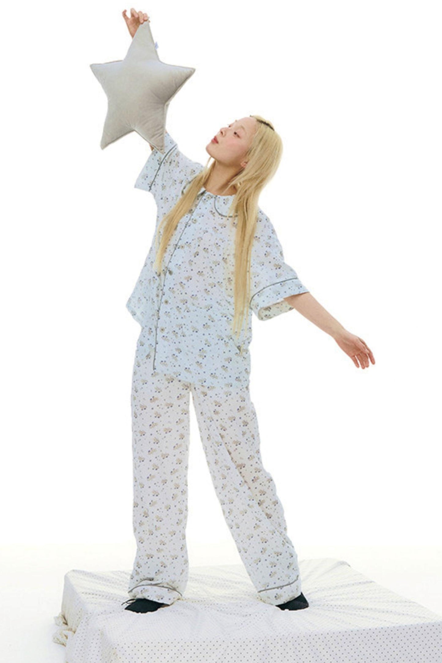 Custom Pony Printed Pajama Top + Pants