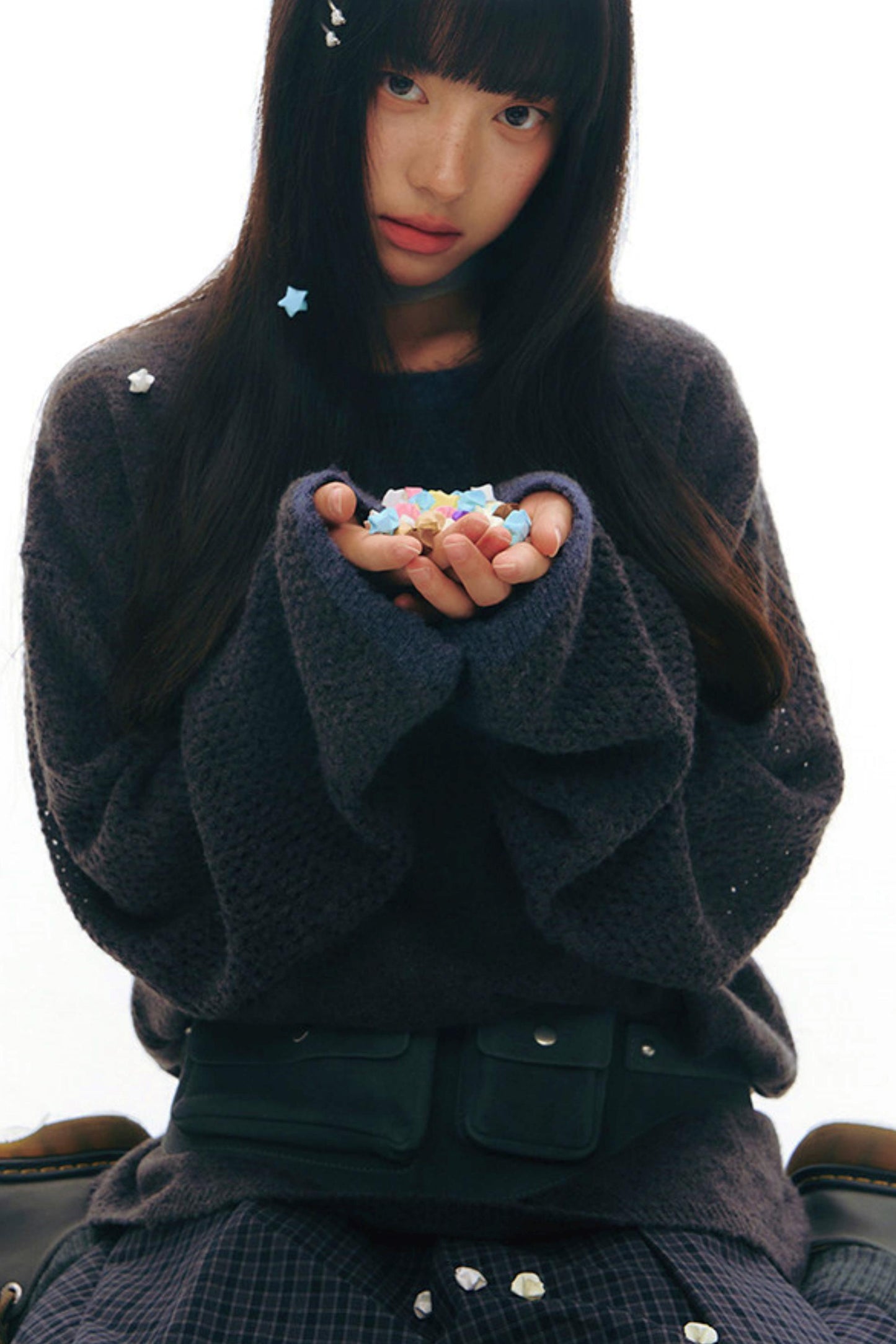 シックスポイントスターニットセーター