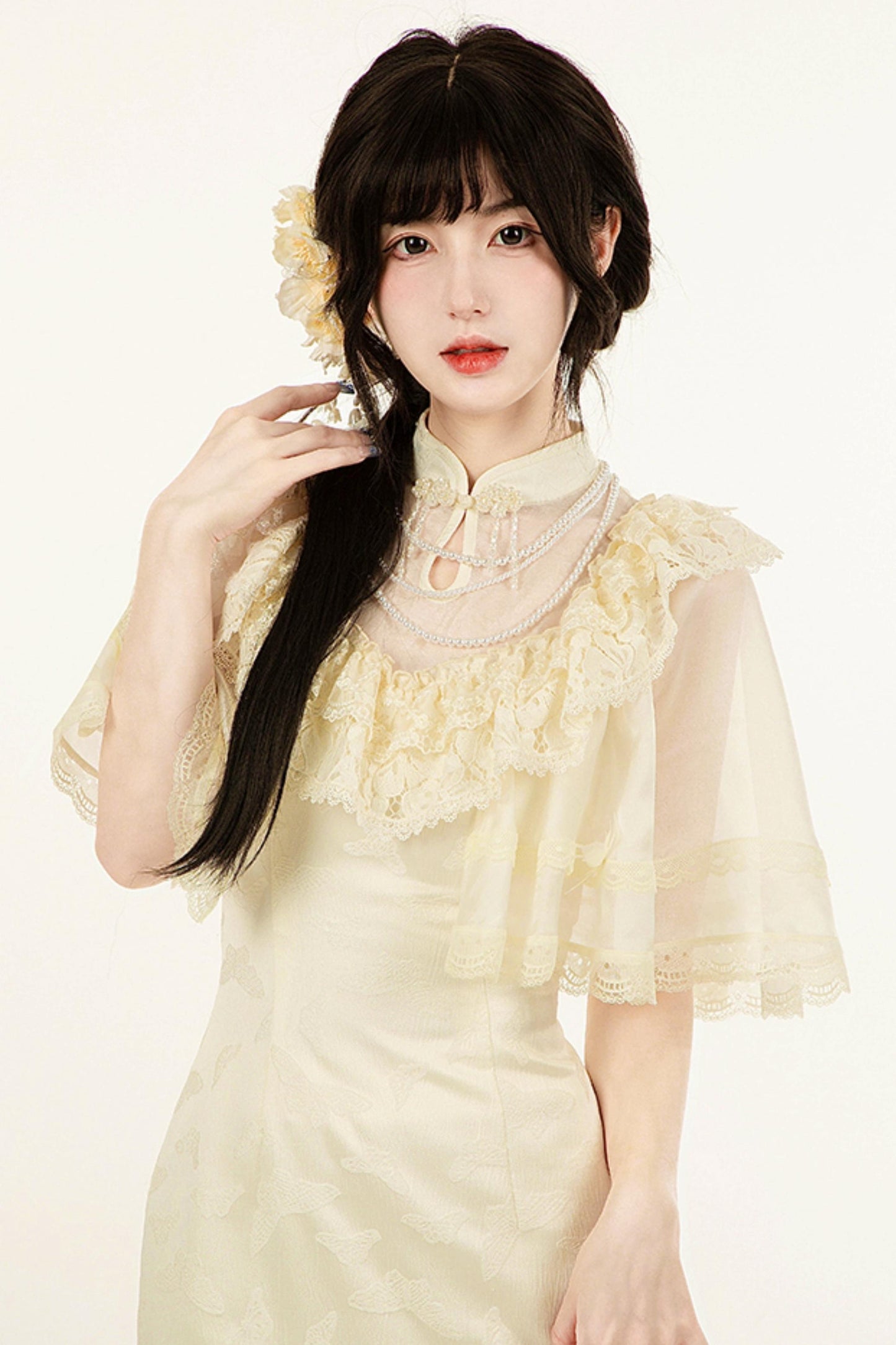 【予約商品】エレガントフィッシュテールロリータドレスセットアップ